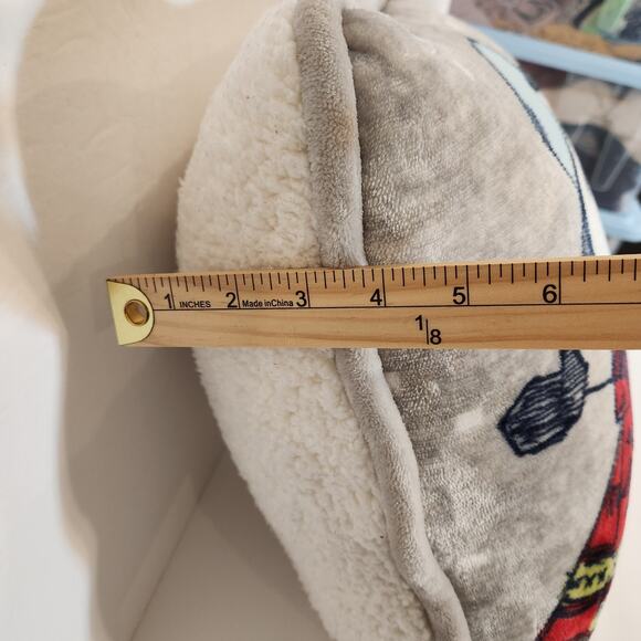 CUDDL DUDS KOHLS Novelty Print Throw Pillow Snowman Christmas Winter 16" x 18" - Picture 7 of 8